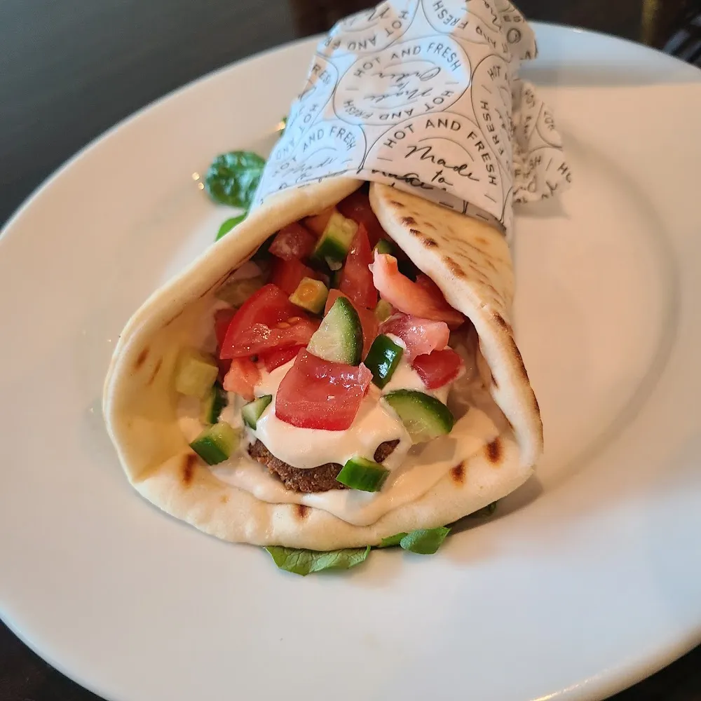 Labneh with Mint and Pita